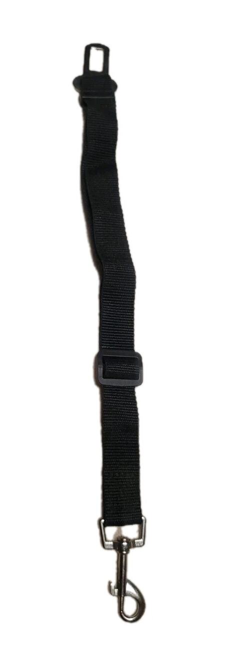 2‑in‑1 Pet Car Seat Belt & Leash Adjustable Nylon Dog Safety Harness Collar